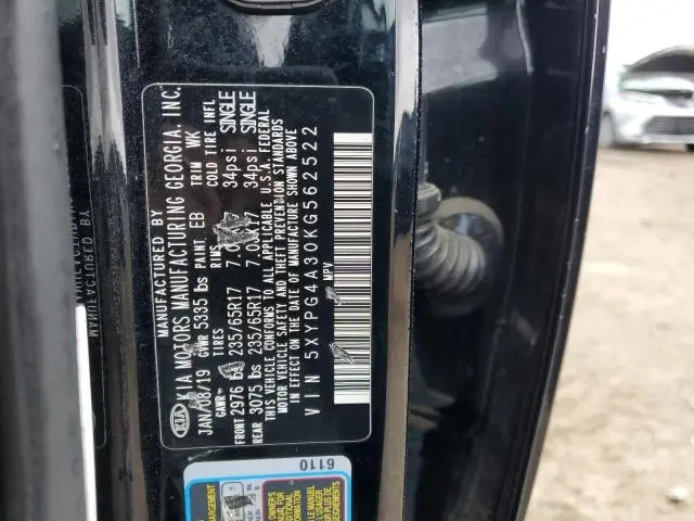 2019 KIA SORENTO L  