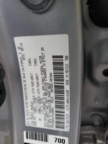 2018 TOYOTA TACOMA DOUBLE CAB  