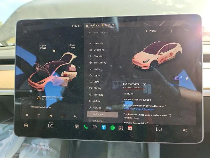 2022 TESLA MODEL Y   