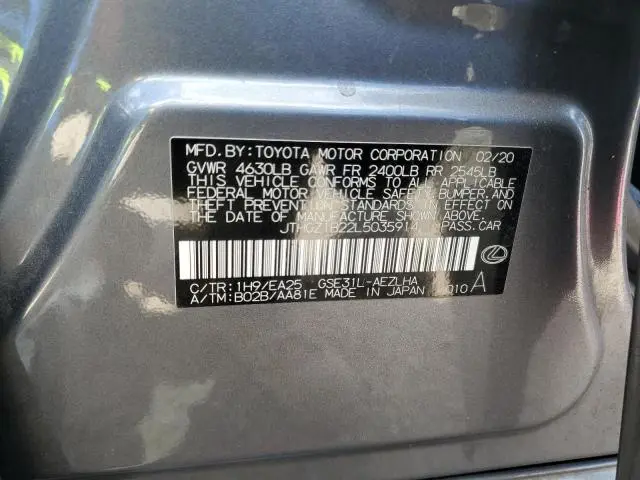 2020 LEXUS IS 350 F SPORT  