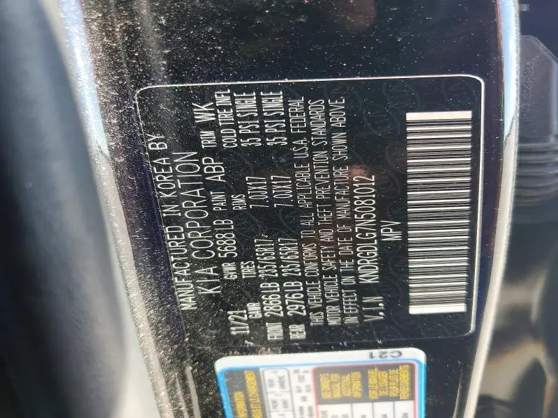 2022 KIA SORENTO S  
