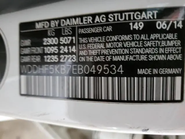 2014 MERCEDES-BENZ E 350