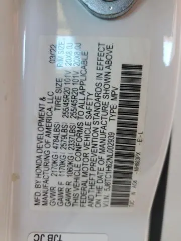 2022 ACURA RDX A-SPEC  