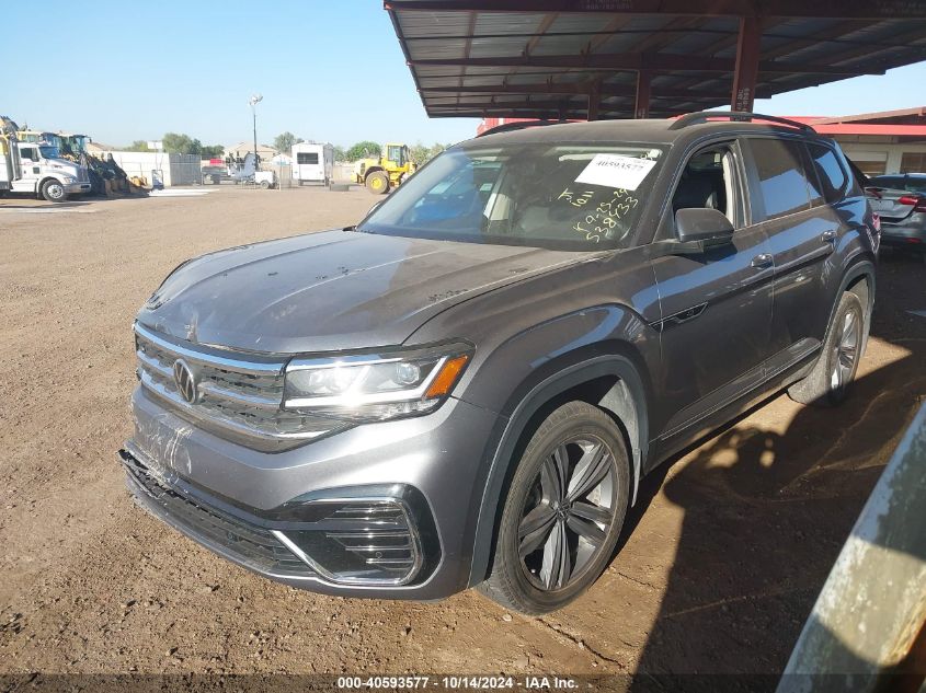 2021 VOLKSWAGEN ATLAS 3.6L V6 SE W/TECHNOLOGY R-LINE