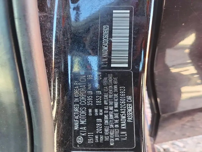 2012 KIA RIO LX  