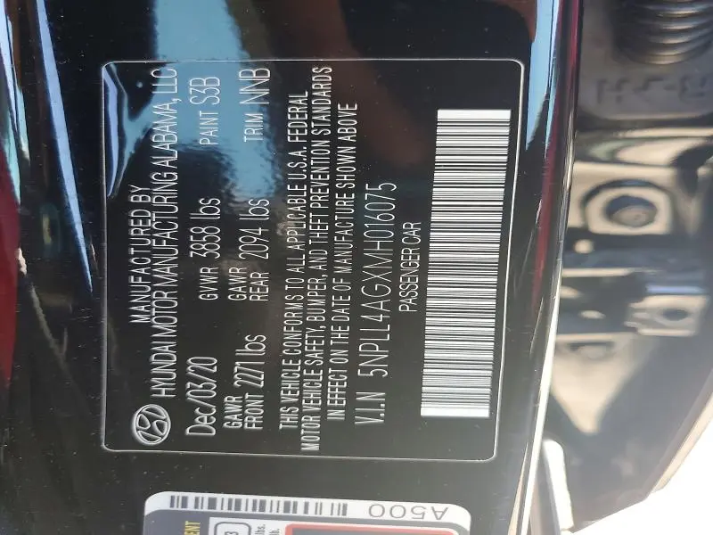 2021 HYUNDAI ELANTRA SE  