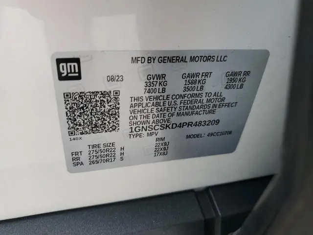 2023 CHEVROLET TAHOE C1500 PREMIER  