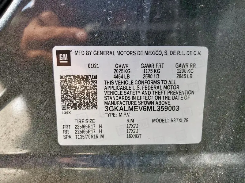 2021 GMC TERRAIN SLE  