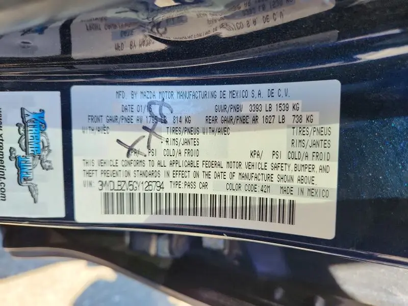 2016 SCION IA BASE  