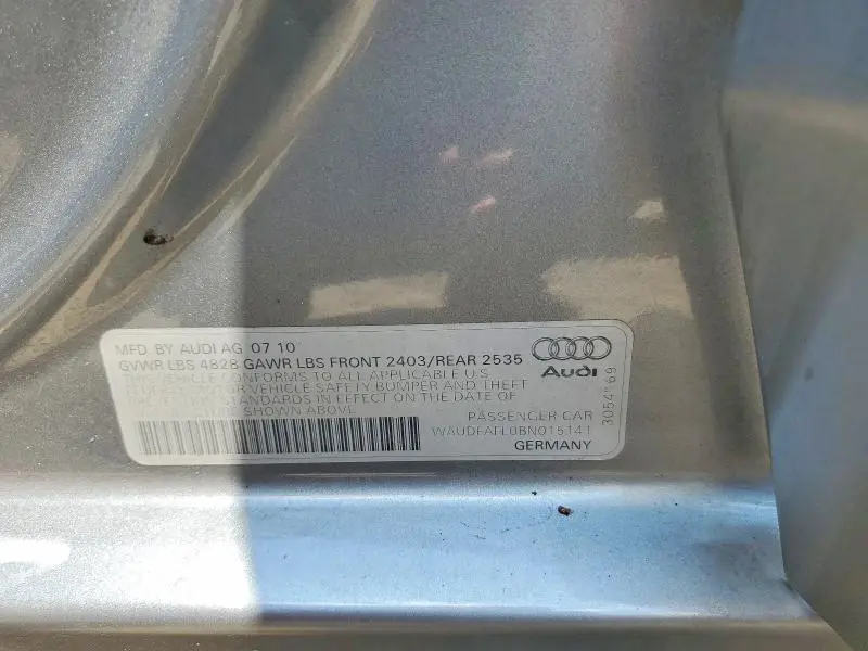 2011 AUDI A4 PREMIUM  