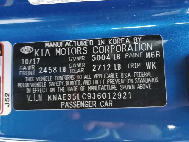 2018 KIA STINGER GT  
