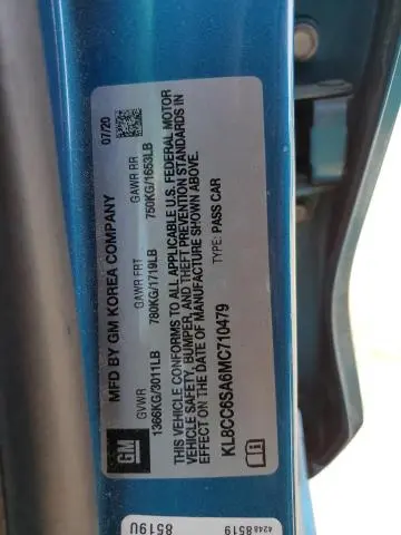 2021 CHEVROLET SPARK 1LT