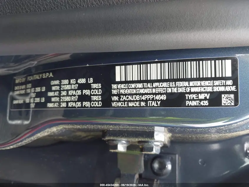 2023 JEEP RENEGADE LATITUDE 4X4