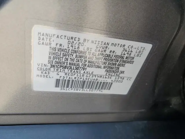2020 NISSAN KICKS S
