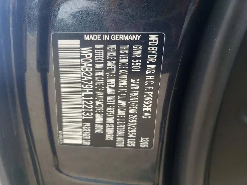 2017 PORSCHE PANAMERA 4S  