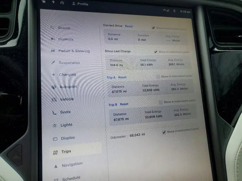 2019 TESLA MODEL X   