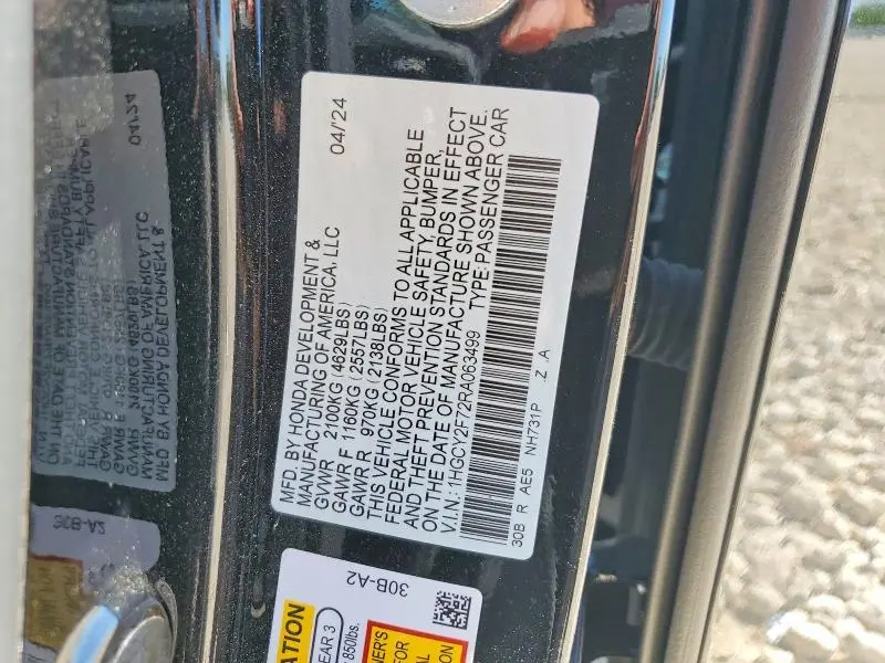 2024 HONDA ACCORD HYBRID SPORT-L  