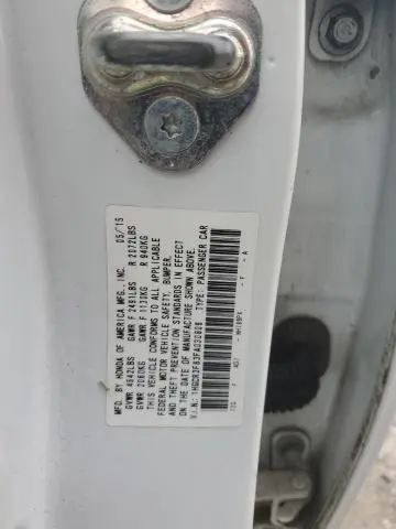 2015 HONDA ACCORD EXL  