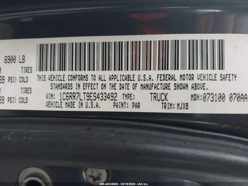 2014 RAM 1500 BIG HORN