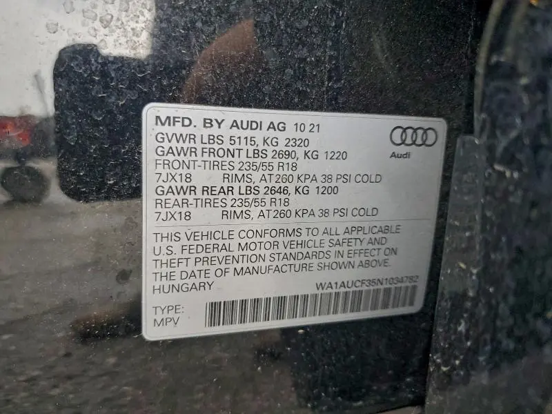 2022 AUDI Q3 PREMIUM 40  
