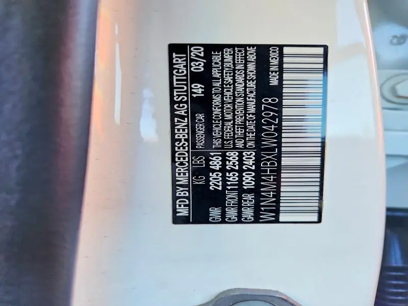 2020 MERCEDES-BENZ GLB 250 4MATIC  