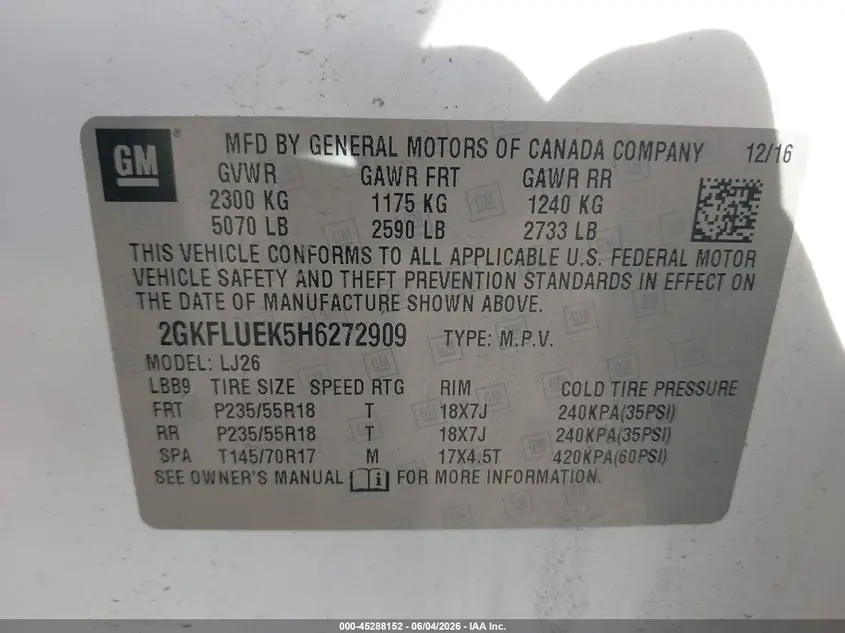 2017 GMC TERRAIN SLT