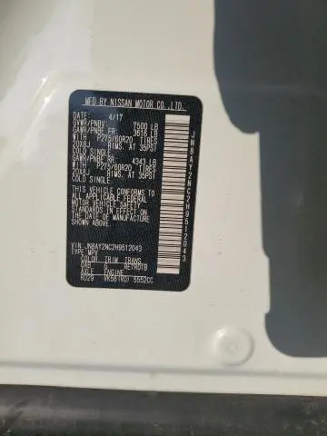 2017 NISSAN ARMADA SV  