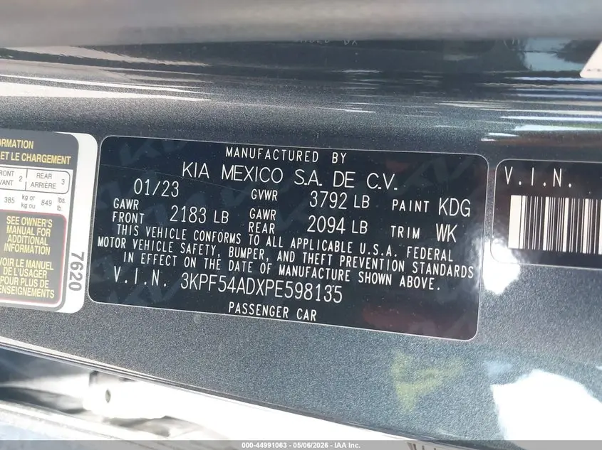 2023 KIA FORTE GT-LINE