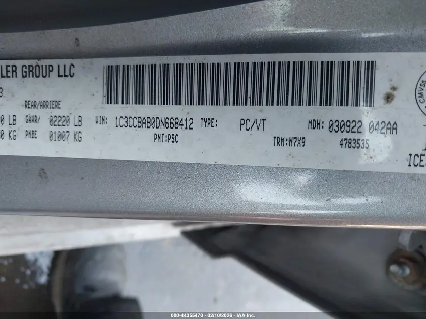 2013 CHRYSLER 200 LX