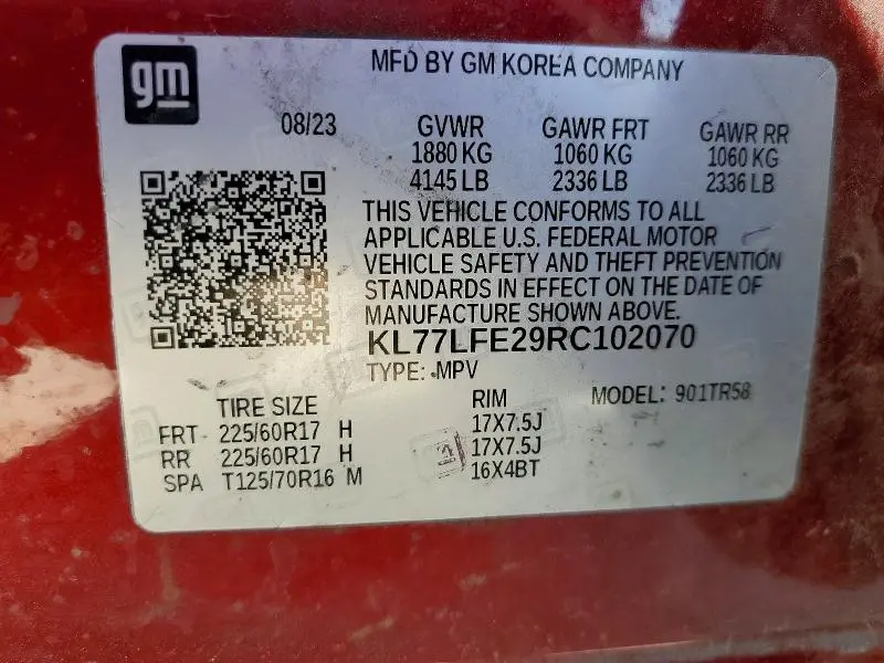 2024 CHEVROLET TRAX LS  