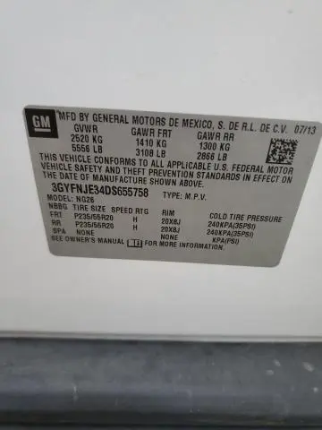 2013 CADILLAC SRX PREMIUM COLLECTION  