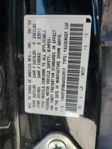2010 HONDA ACCORD EXL