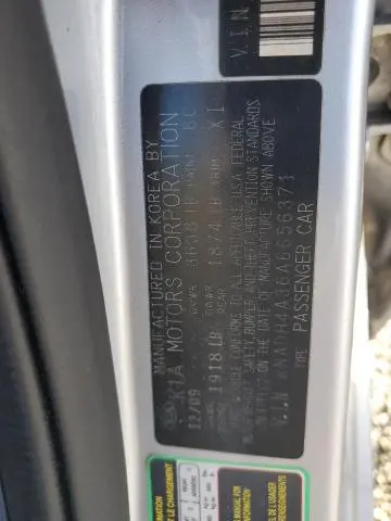 2010 KIA RIO LX  