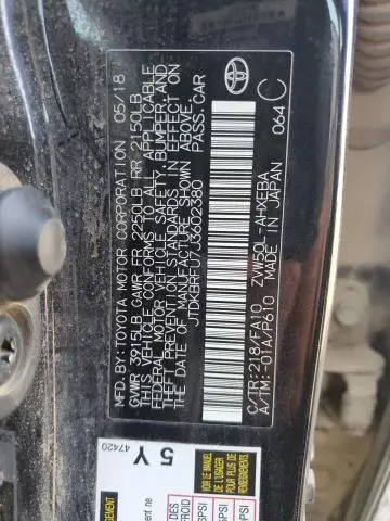 2018 TOYOTA PRIUS   