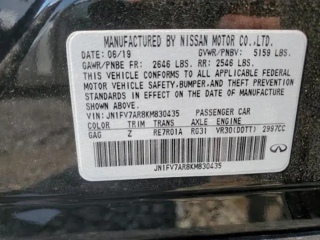 2019 INFINITI Q50 RED SPORT 400  