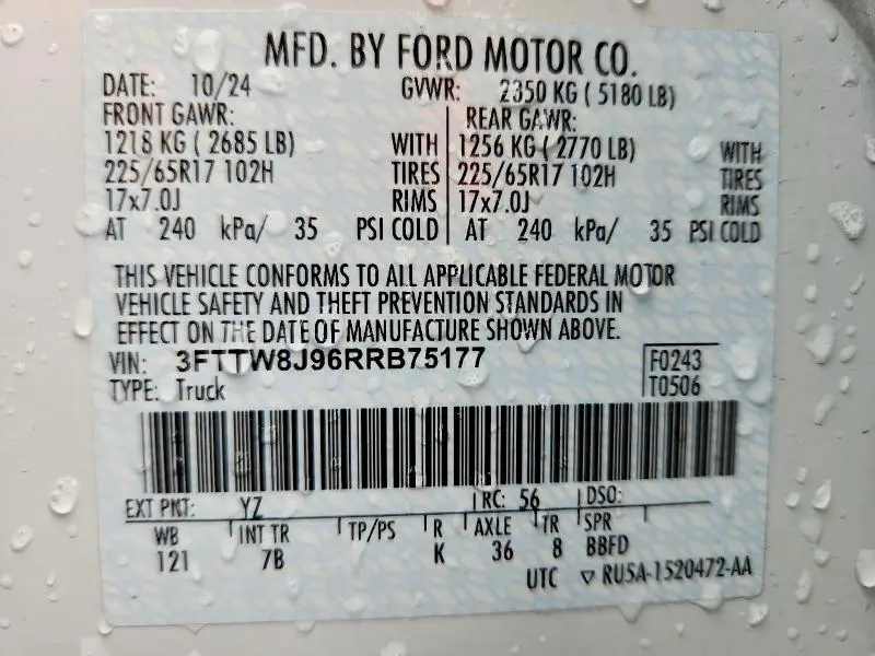 2024 FORD MAVERICK XLT  