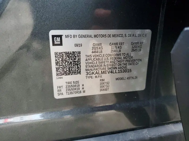 2020 GMC TERRAIN SLE  