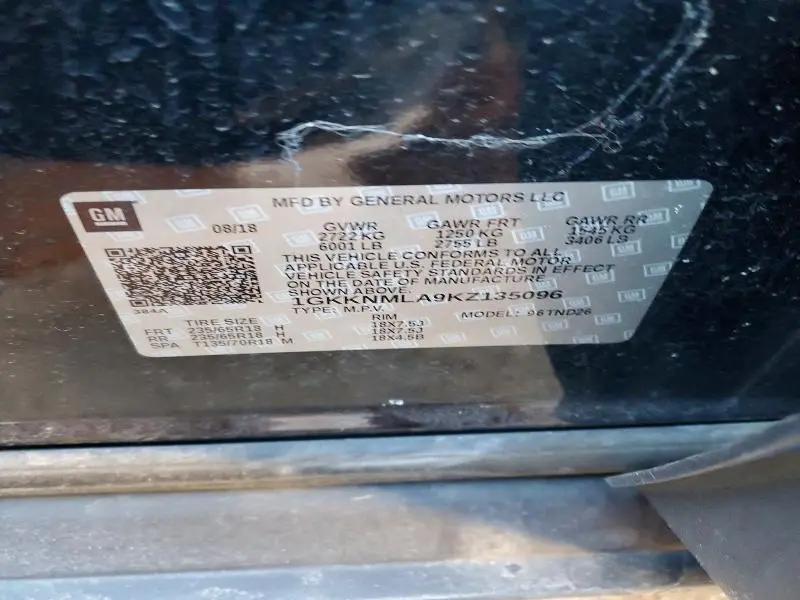 2019 GMC ACADIA SLT-1  