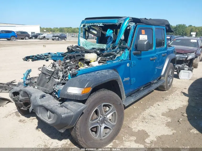 2019 JEEP WRANGLER UNLIMITED SPORT S 4X4