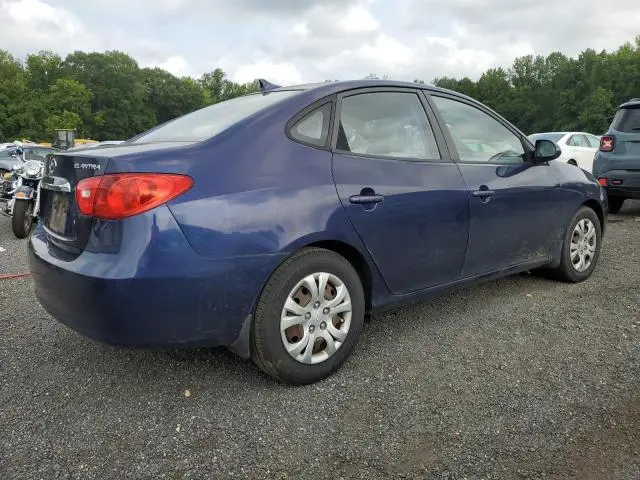 2010 HYUNDAI ELANTRA BLUE  