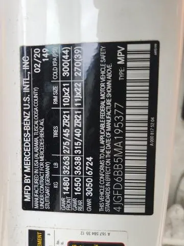 2021 MERCEDES-BENZ GLE COUPE AMG 53 4MATIC  