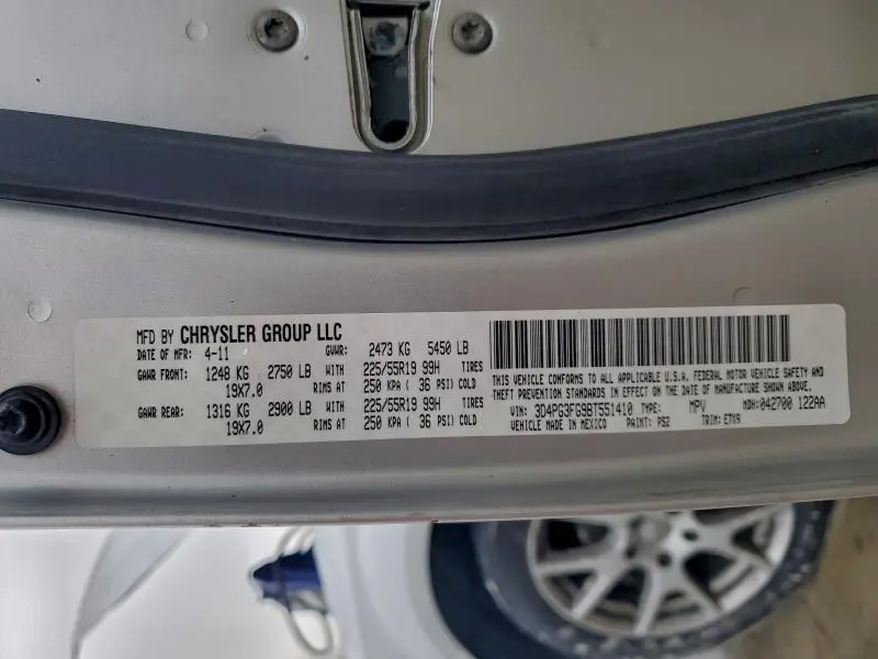 2011 DODGE JOURNEY CREW  