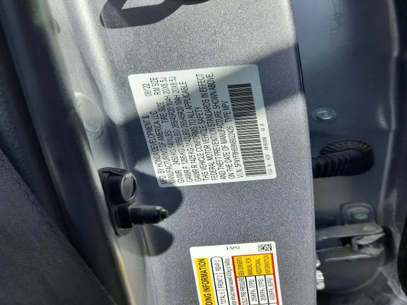 2022 HONDA PASSPORT EXL  