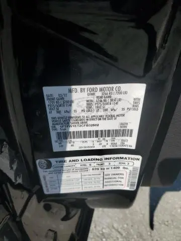 2012 FORD F150 SUPERCREW  