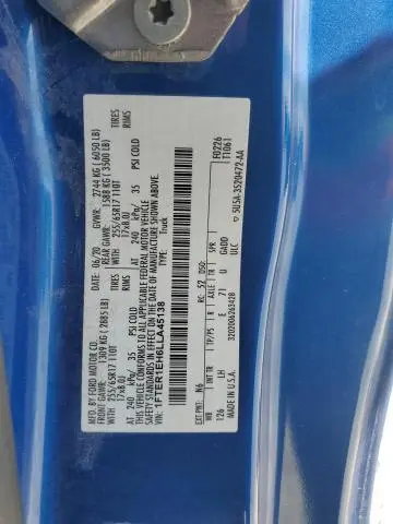 2020 FORD RANGER XL
