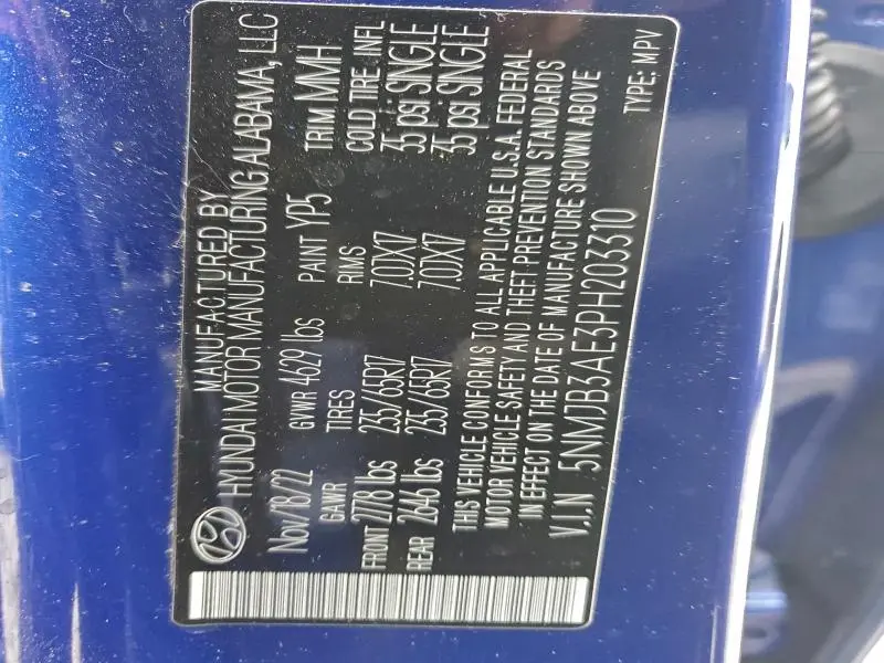 2023 HYUNDAI TUCSON SEL  