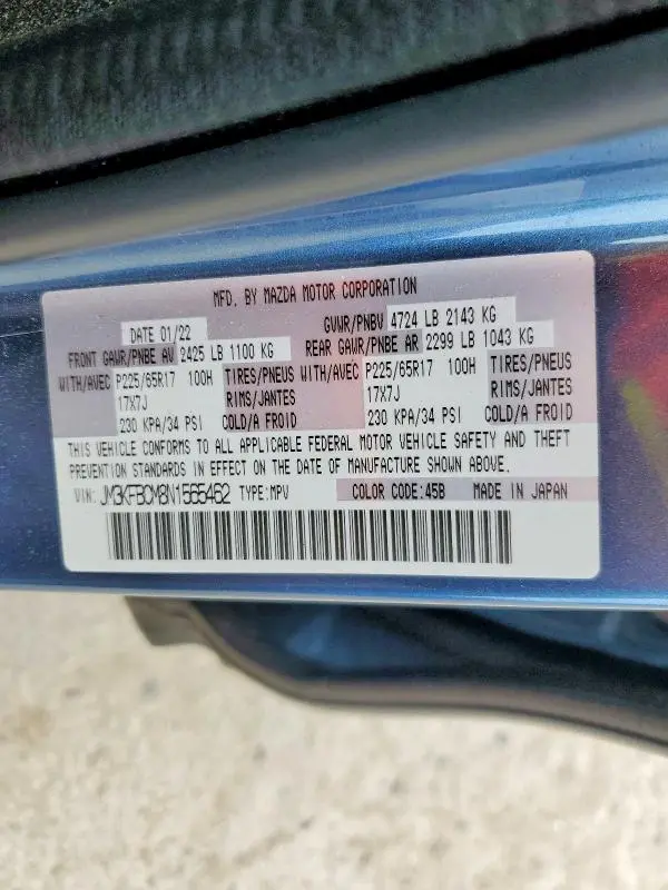 2022 MAZDA CX-5 PREFERRED  