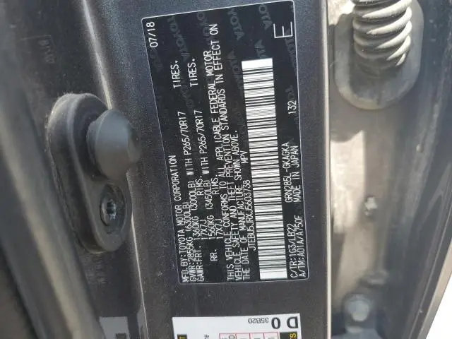 2018 TOYOTA 4RUNNER SR5/SR5 PREMIUM  