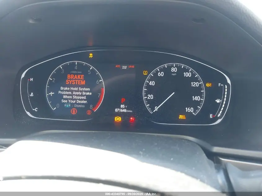 2019 HONDA ACCORD LX