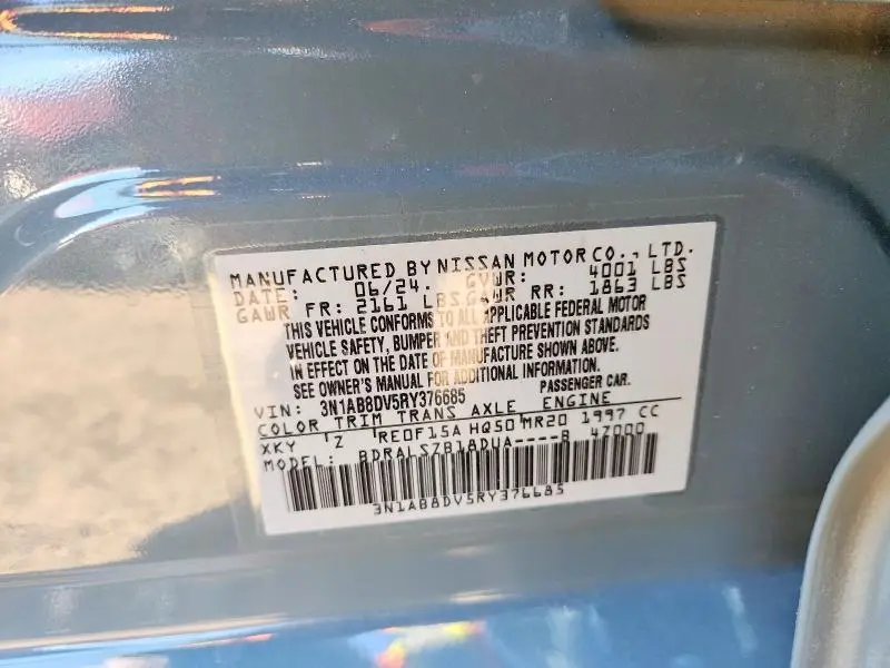 2024 NISSAN SENTRA SR  